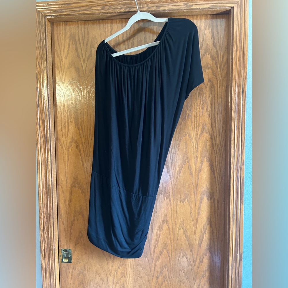 Victoria's Secret Black Asymmetrical Dress